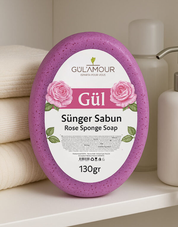 Gül Özlü Sünger Sabun 130gr
